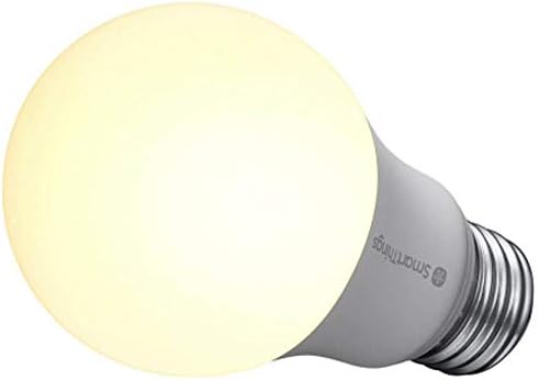 נורת LED חכמה של Samsung Smartthings עבור נורת הבית המחוברת | יעיל באנרגיה, ניתן לעמעום | חובה על רכזת,